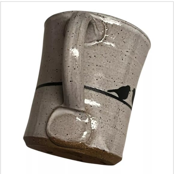 Red Bison Studio Pottery Mug THREE LITTLE BIRDS Wyoming Stoneware - Picture 3 of 6